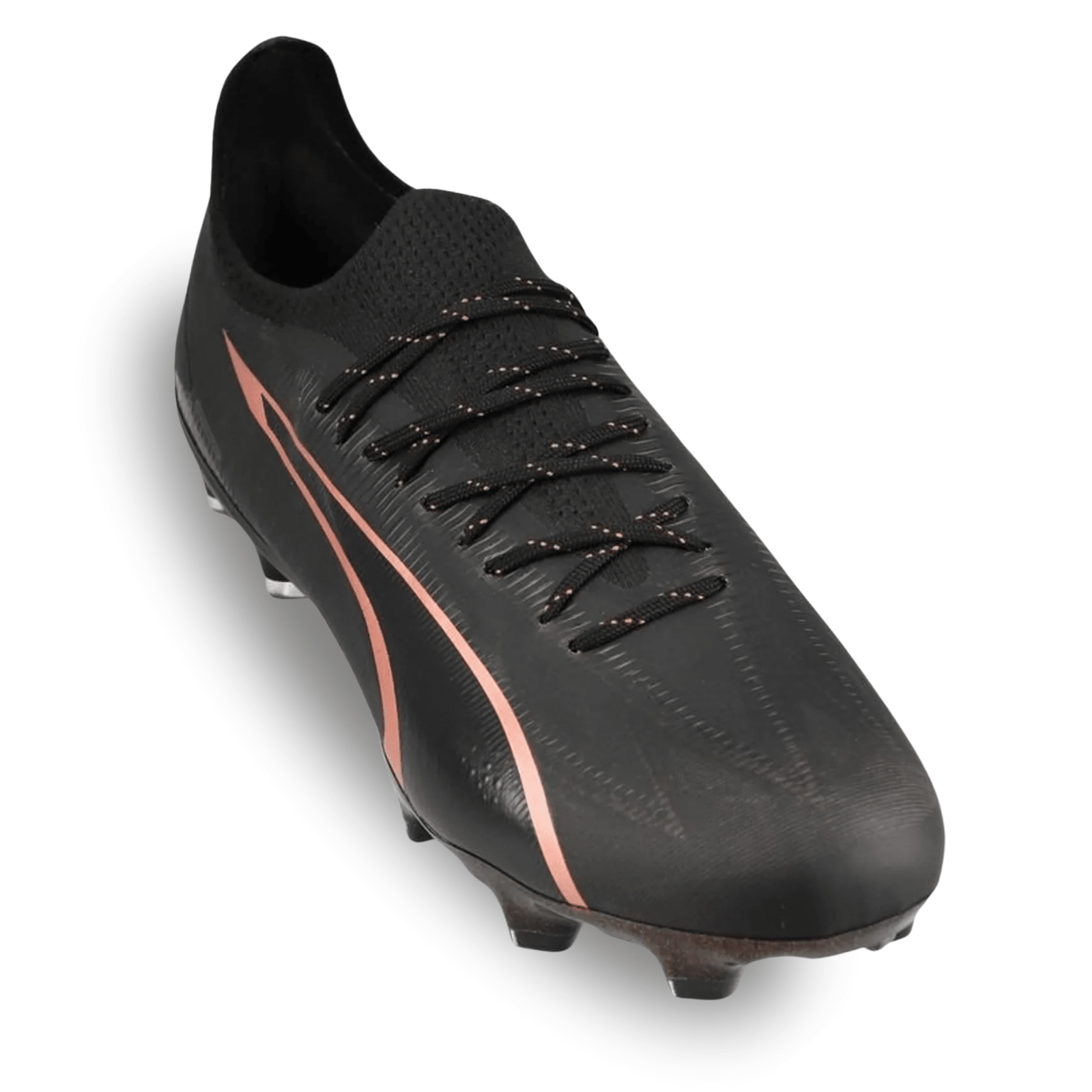 Puma Ultra Ultimate FG/AG Soccer Cleats (Puma Black/Copper Rose) | SoccerWearhouse