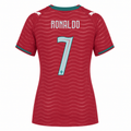 Puma Women’s Portugal Cristiano Ronaldo 2026 Home Jersey (Club Red/Green Lagoon)