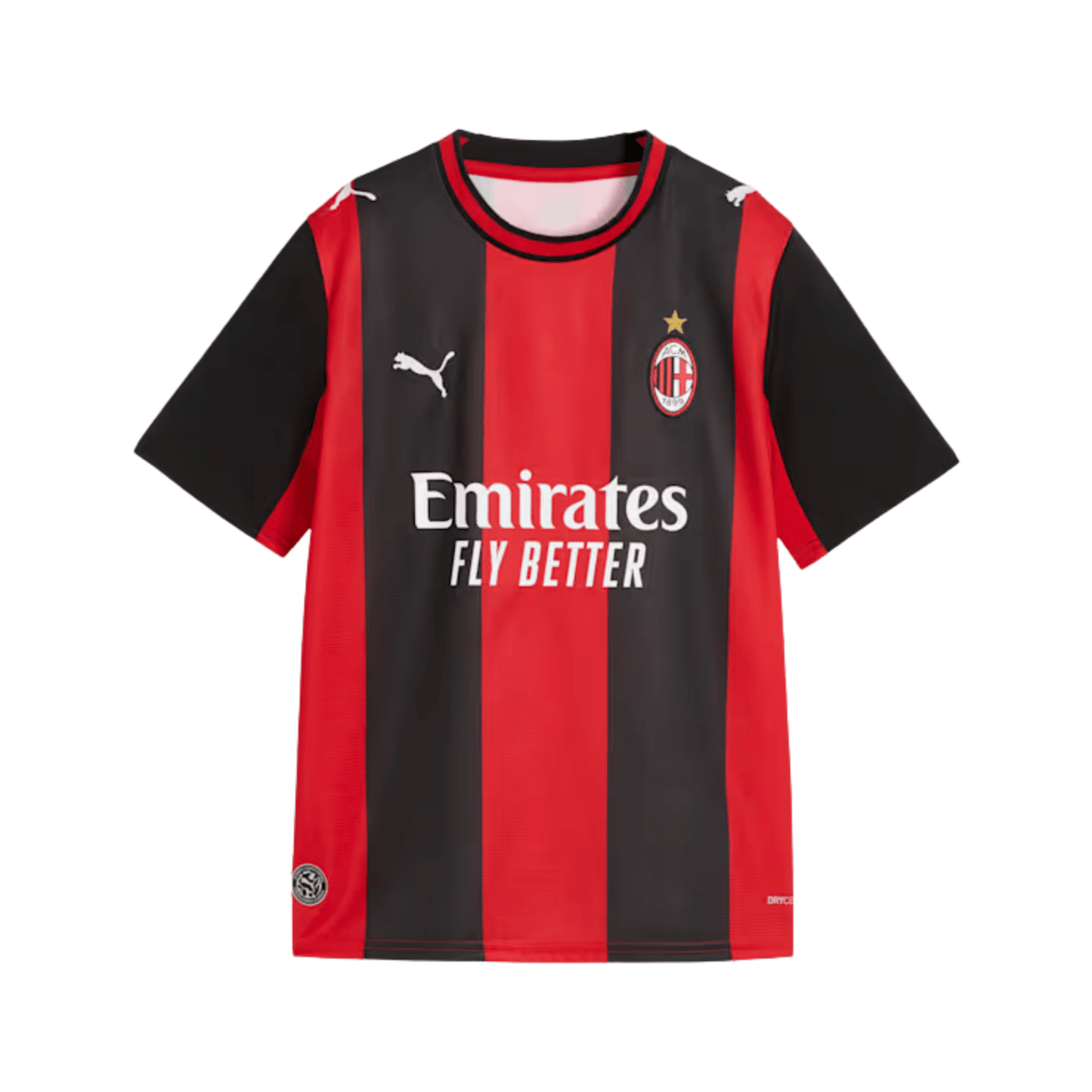 Puma Youth AC Milan Home Jersey 26/27 (Red/Black) | SoccerWearhouse