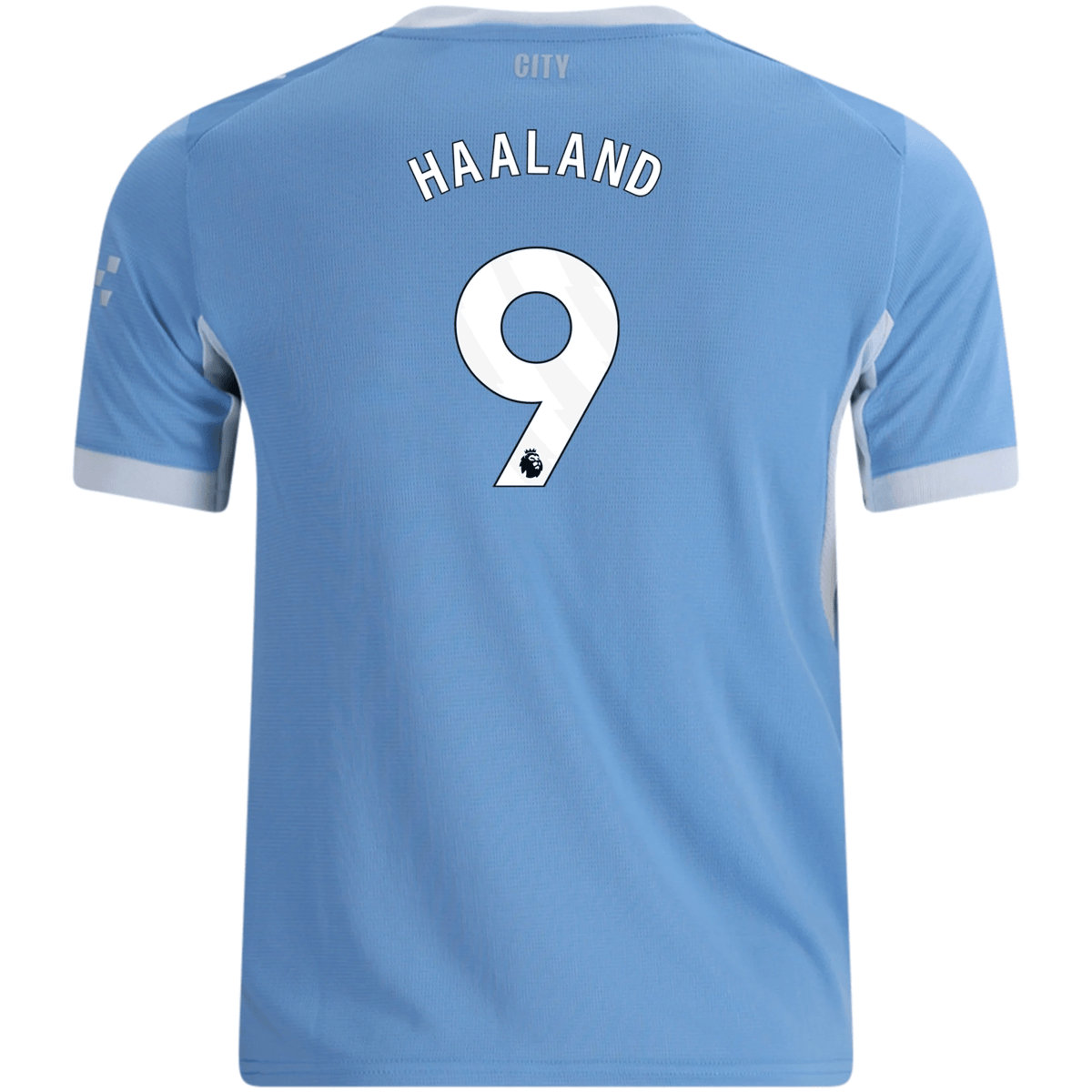 Puma Youth Manchester City Erling Haaland Home Jersey 26/27 (Team Light Blue/Icey Blue) | SoccerWearhouse