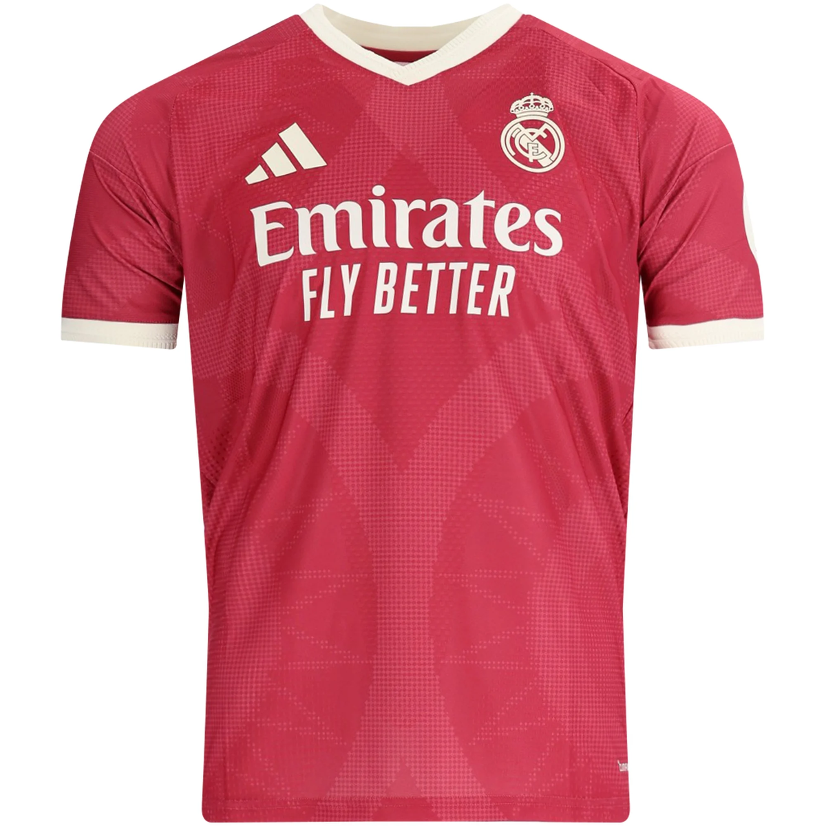 adidas Mens Real Madrid Authentic Third Jersey 26/27 (Pink)