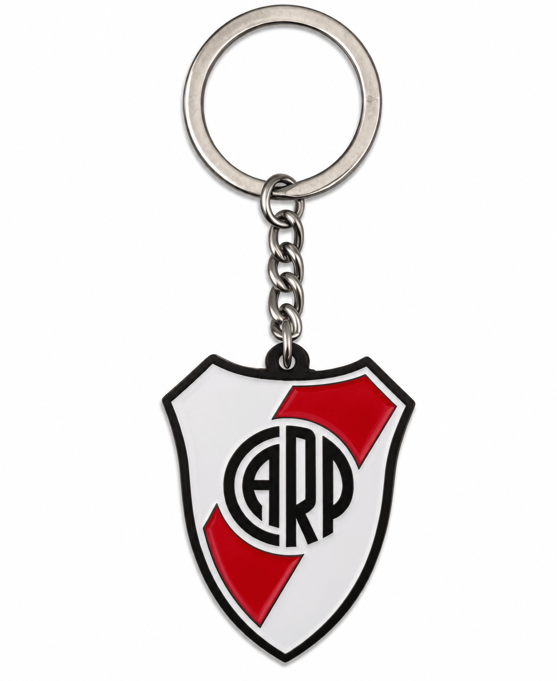 River Plate Double Sided Metal Crest Keychain | SoccerWearhouse