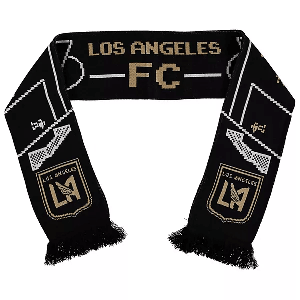 Ruffneck LAFC 8 - Bit Scarf (Black/Gold) | SoccerWearhouse
