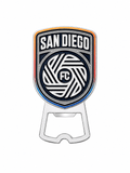 San Diego FC Magnetic Metal Bottle Opener
