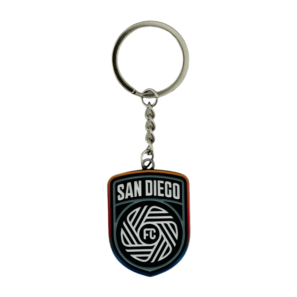 San Diego Full Color Metal Keychain | SoccerWearhouse