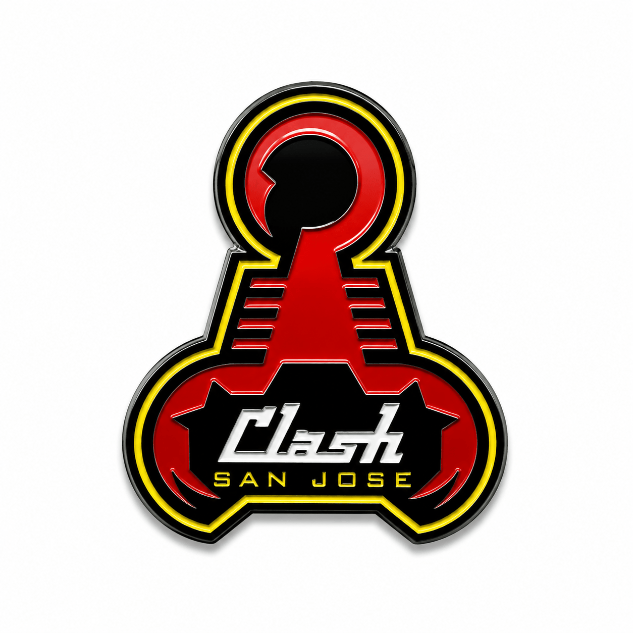 San Jose Clash Retro Enamel Pin | SoccerWearhouse