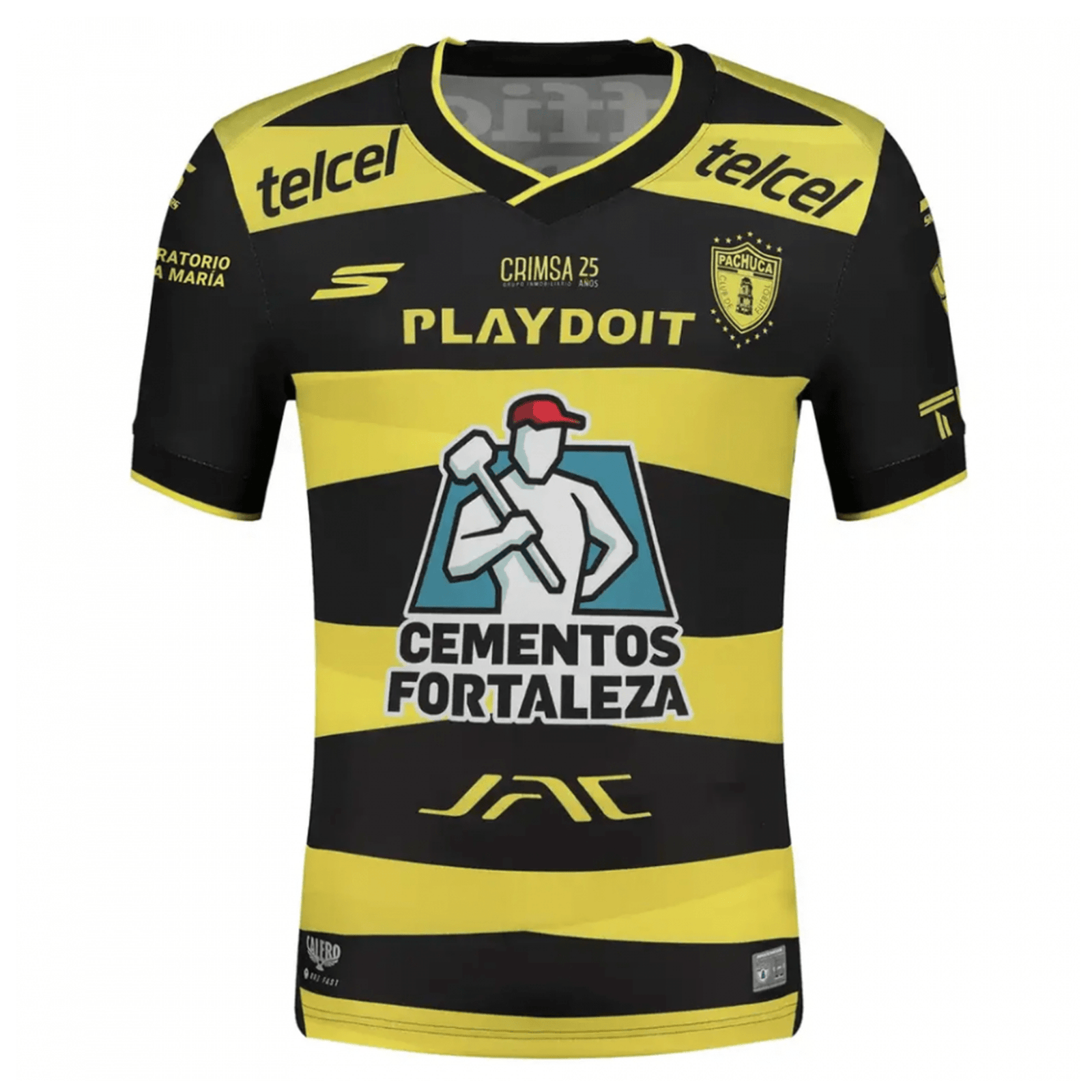 Skechers Men's Pachuca Third Jersey 25/26 (Black/Yellow) | SoccerWearhouse