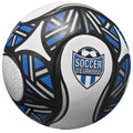 Soccer Wearhouse Thermal Bonded Match Ball (White/Black/Blue)