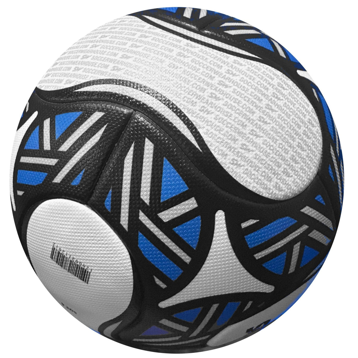Soccer Wearhouse Thermal Bonded Match Ball (White/Black/Blue) | SoccerWearhouse