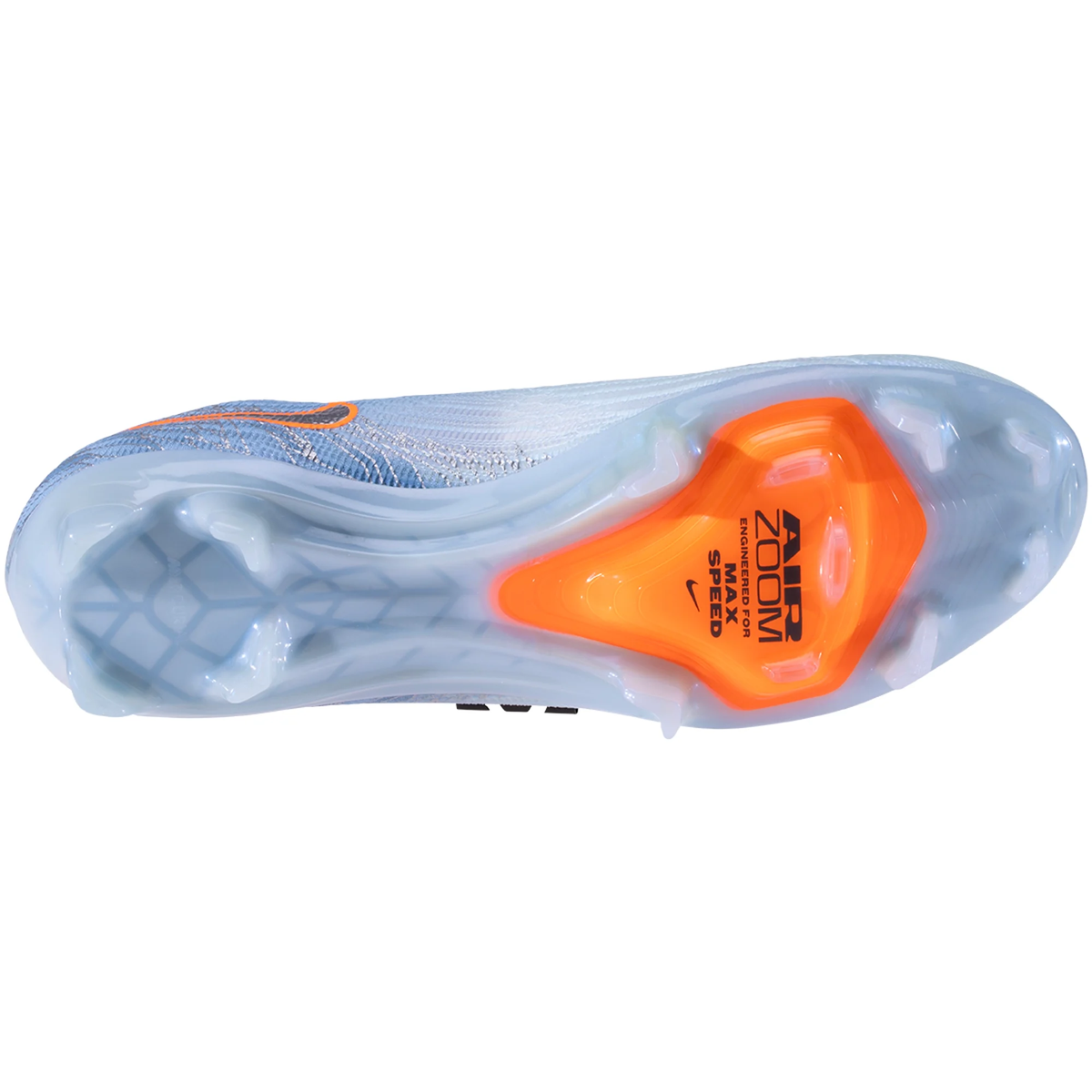 Nike Zoom Superfly 11 Elite NU4 Firm Ground Soccer Cleats (Celestine Blue/White/Orange)