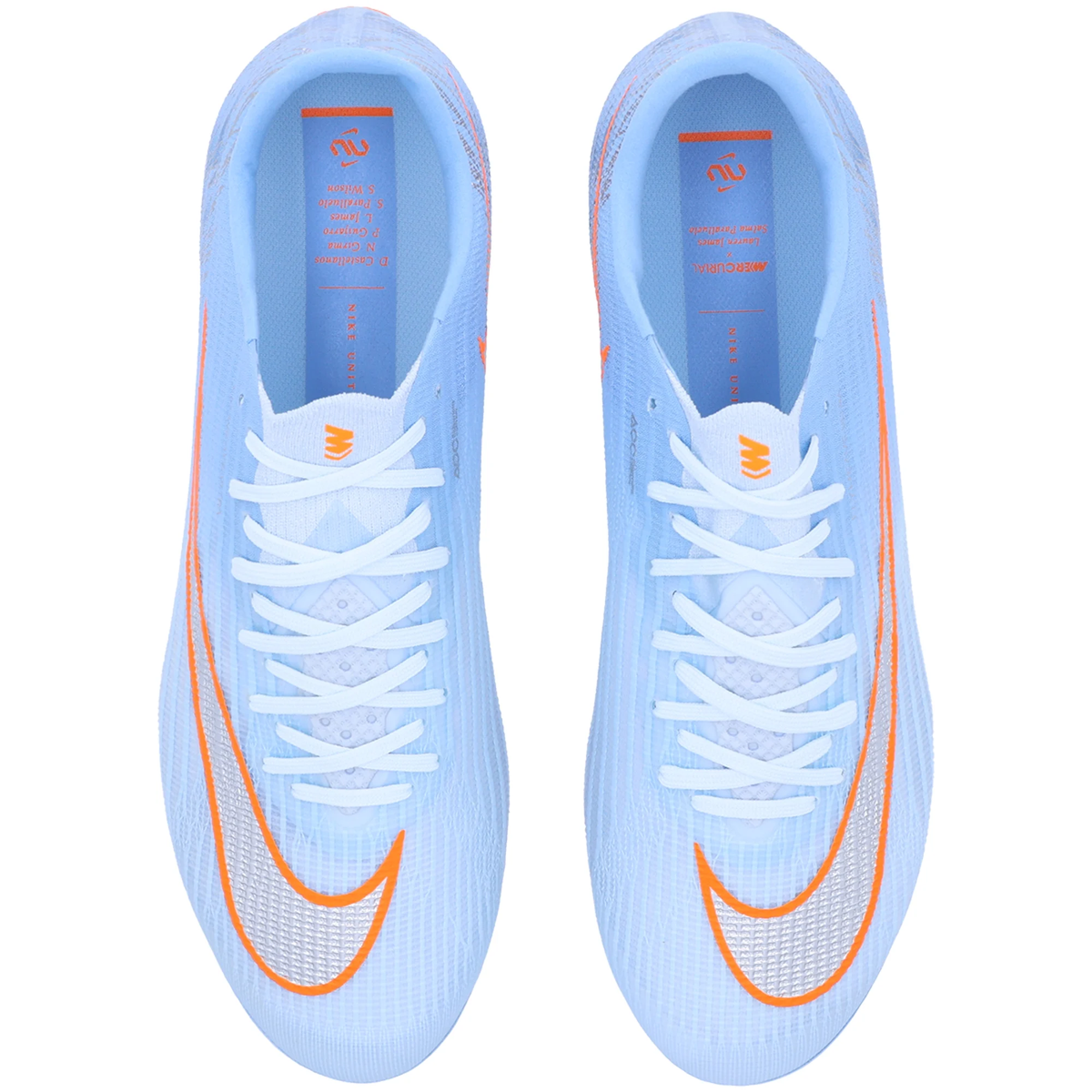 Nike Zoom Superfly 11 Elite NU4 Firm Ground Soccer Cleats (Celestine Blue/White/Orange)