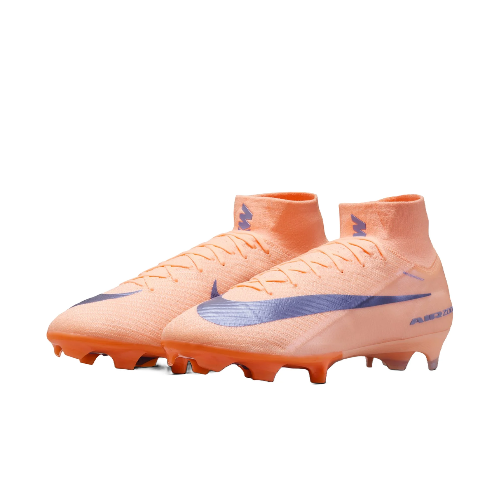 Nike Zoom Superfly 10 Elite LV8 FG Soccer Cleats (Crimson Tint/Royal Pulse)