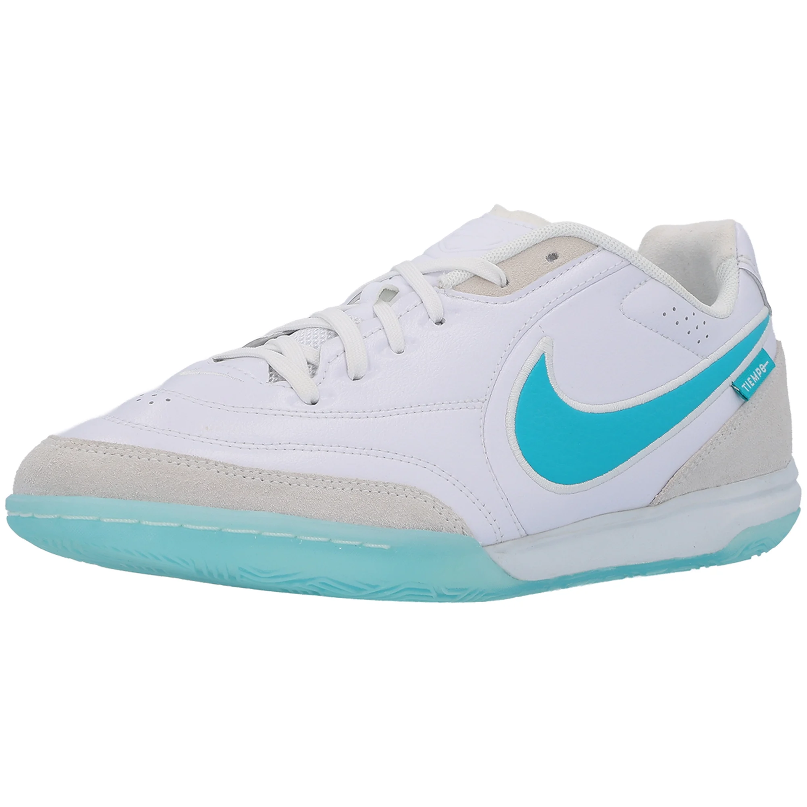 Nike Tiempo Streetgato Indoor Soccer Shoes (White/Dusty Cactus)