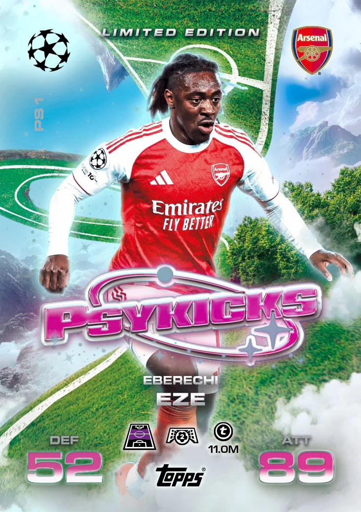 Topps Match Attax 2025/26 Psykicks Mega Tin 2 (45 Cards + 3 Limited Edition) | SoccerWearhouse