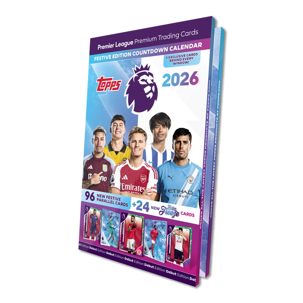 Topps Premier League 25/26 Debut Edition Card Advent Countdown Calendar – Multi - Pack | SoccerWearhouse