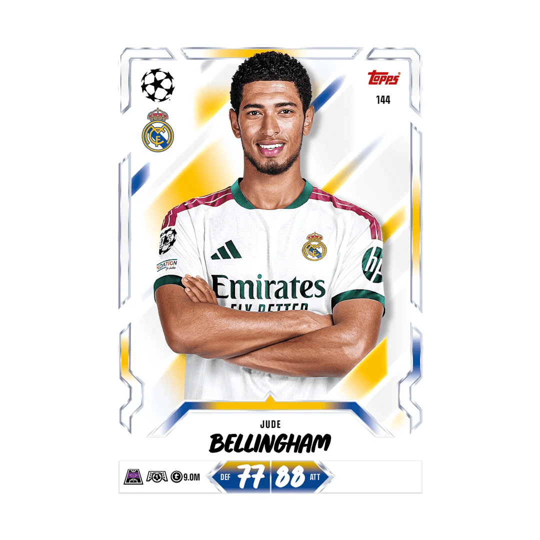 Topps UCL 26/27 Match Attax #1 Chart Toppers Cards (Green/Red) | SoccerWearhouse