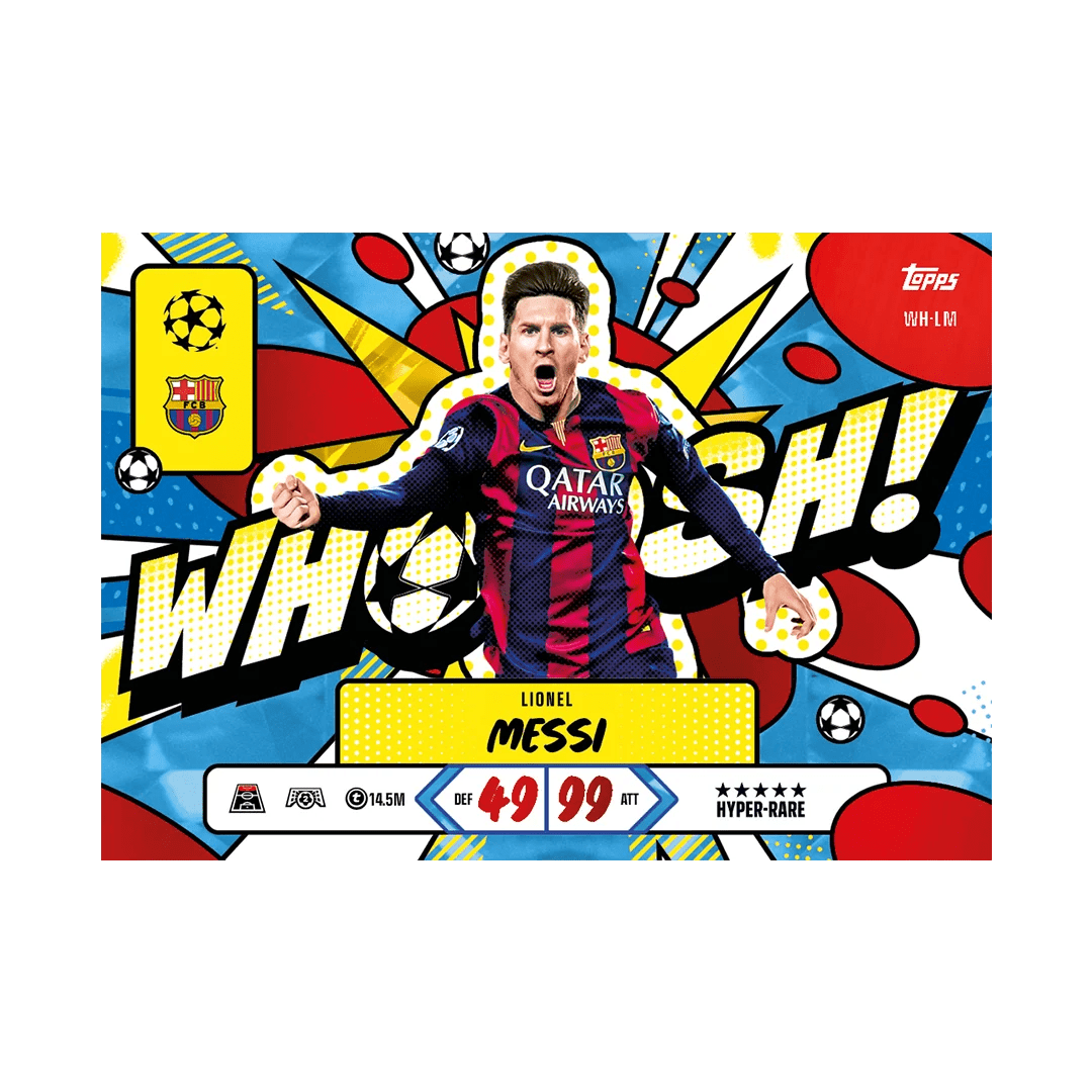 Topps UCL 26/27 Match Attax #1 Chart Toppers Cards (Green/Red) | SoccerWearhouse