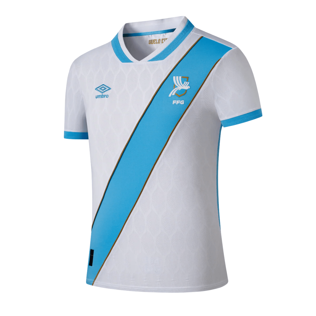 Umbro Men's Guatemala Home Jersey 2026 (White) | SoccerWearhouse