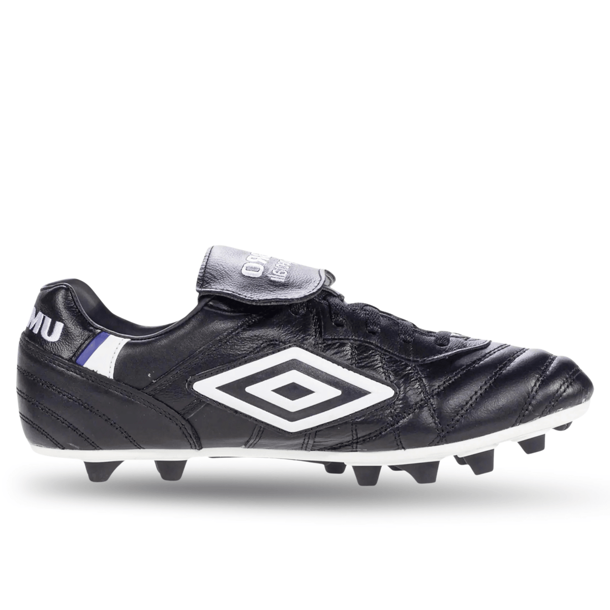 Umbro Speciali Pro 24 Firm Ground Soccer Cleats (Black/White/Royal) | SoccerWearhouse