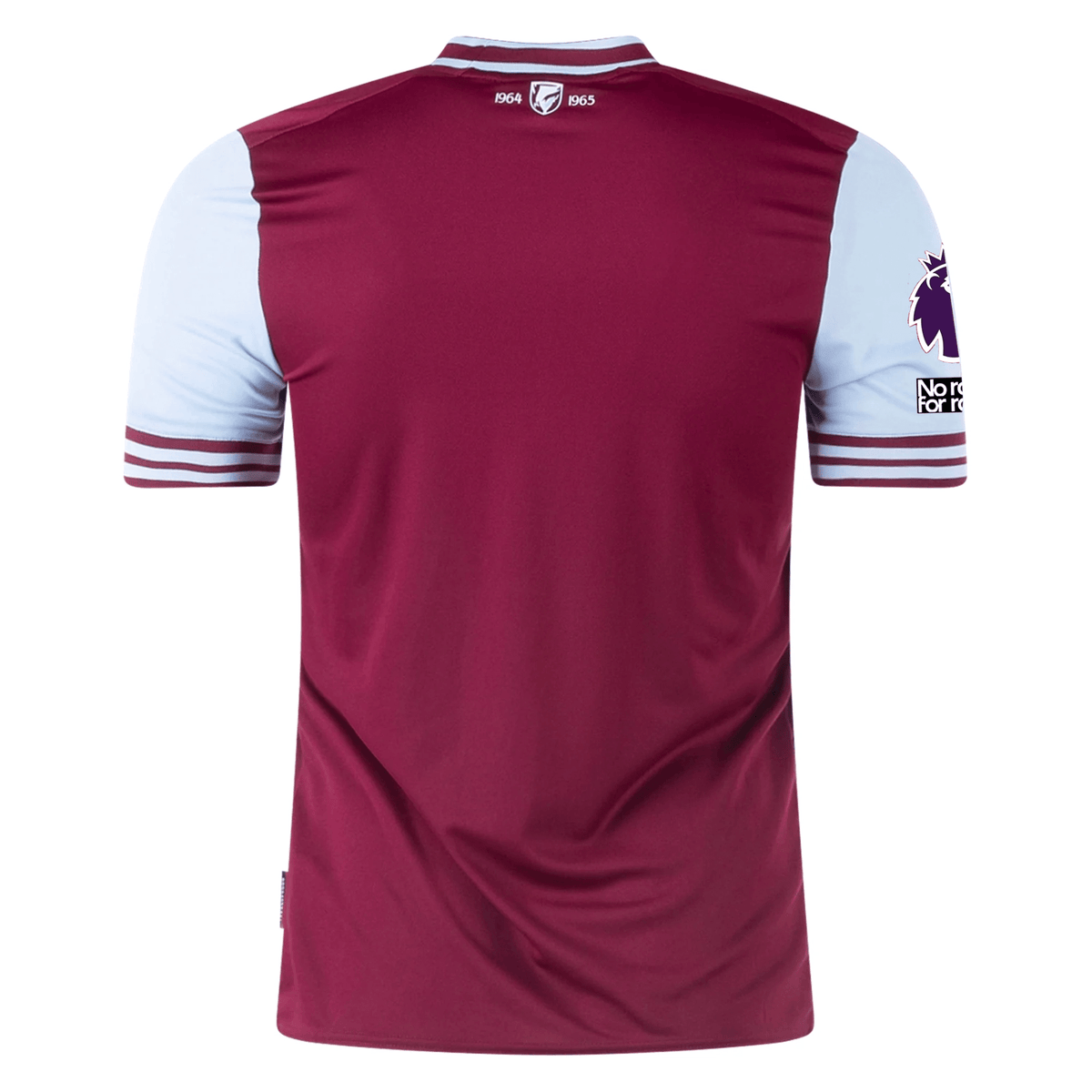 Umbro West Ham Home Jersey w/ EPL + No Room For Racism Patches 24/25 (Maroon/Sky Blue) | SoccerWearhouse
