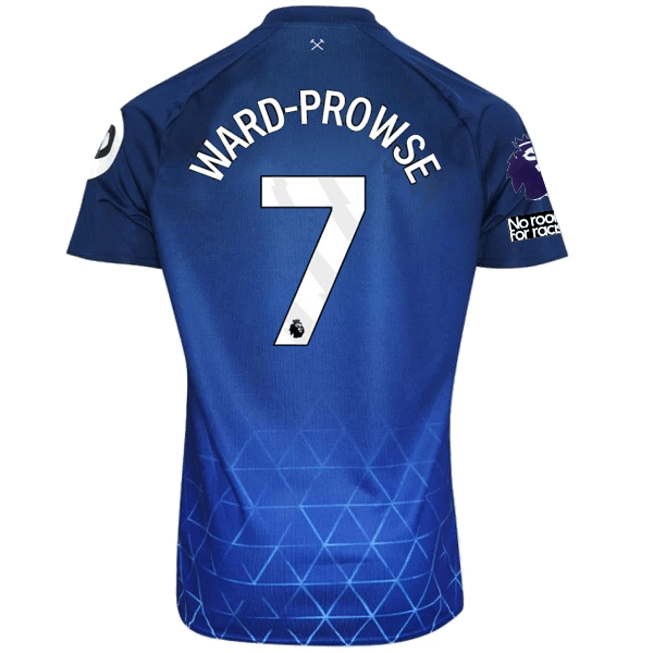 Umbro West Ham James Ward - Prowse Third Jersey w/ EPL + No Room For Racism Patches 23/24 (Navy/Sky Blue) | SoccerWearhouse