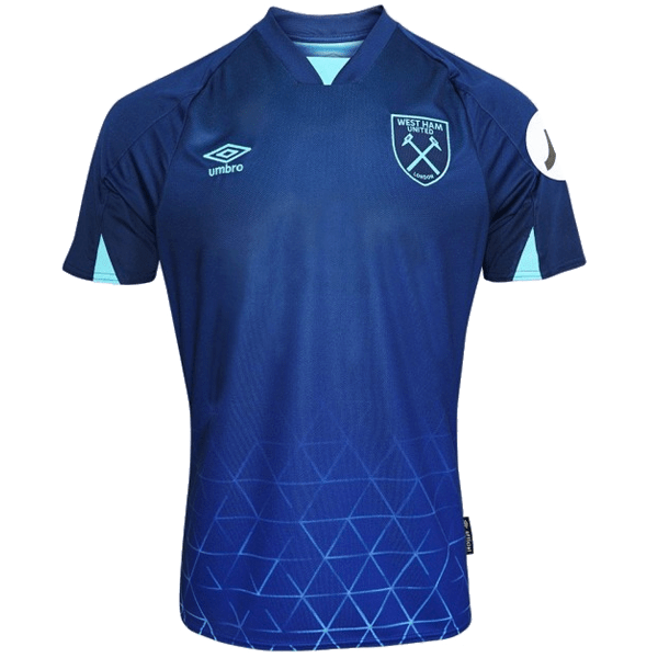 Umbro West Ham Third Jersey 23/24 (Navy/Sky Blue) | SoccerWearhouse
