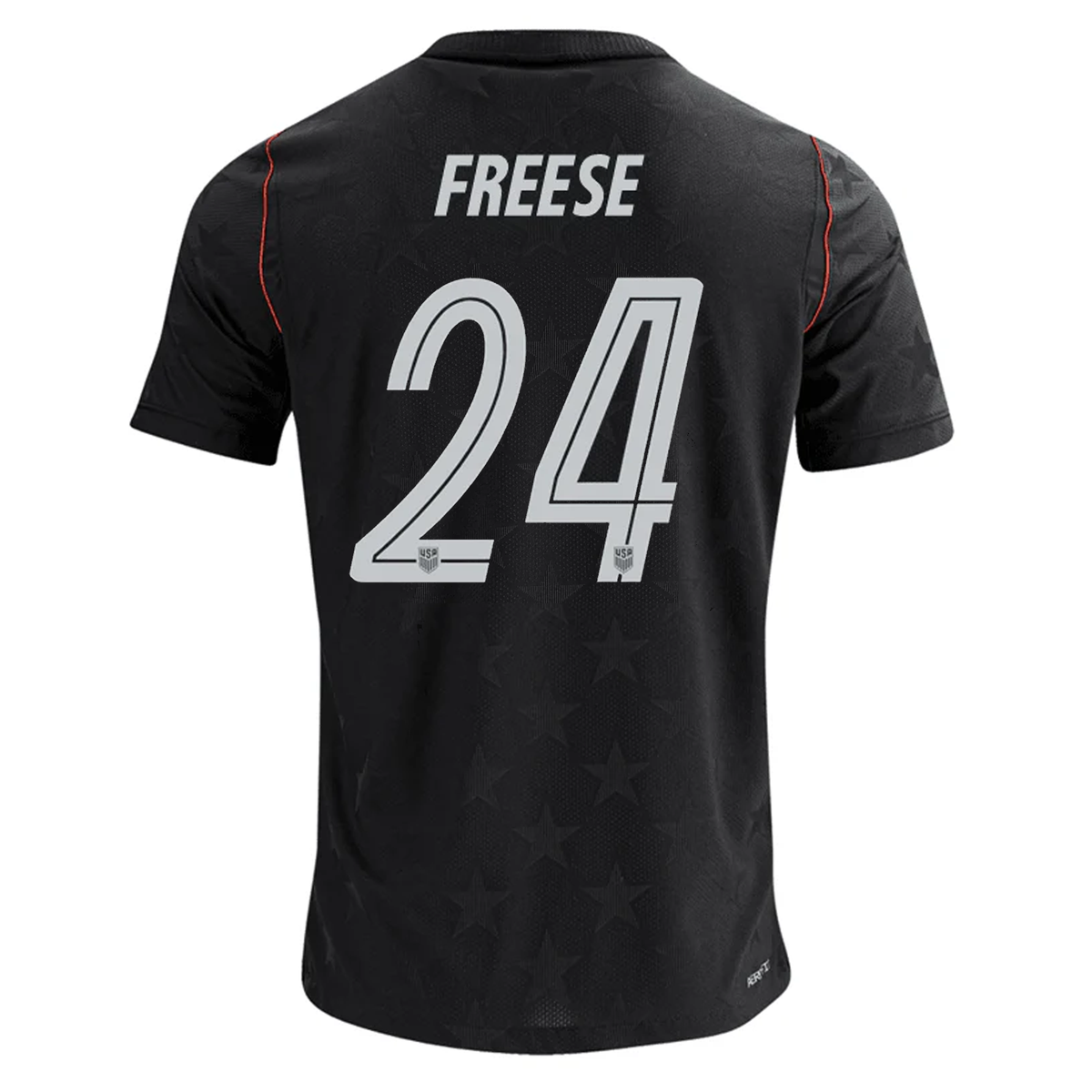 Nike Men's United States Matt Freese Match Authentic Away Jersey 2026 (Dark Obsidian/Pure Platinum)