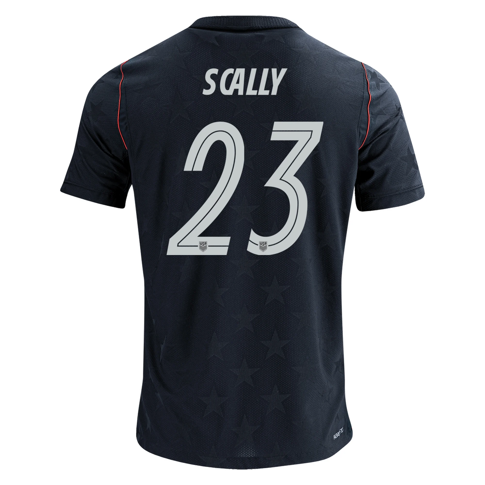 Nike Men's United States Joe Scally Match Authentic Away Jersey 2026 (Dark Obsidian/Pure Platinum)