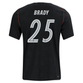 Nike Mens United States Brady Away Stadium Jersey 2026 (Dark Obsidian/Pure Platinum)