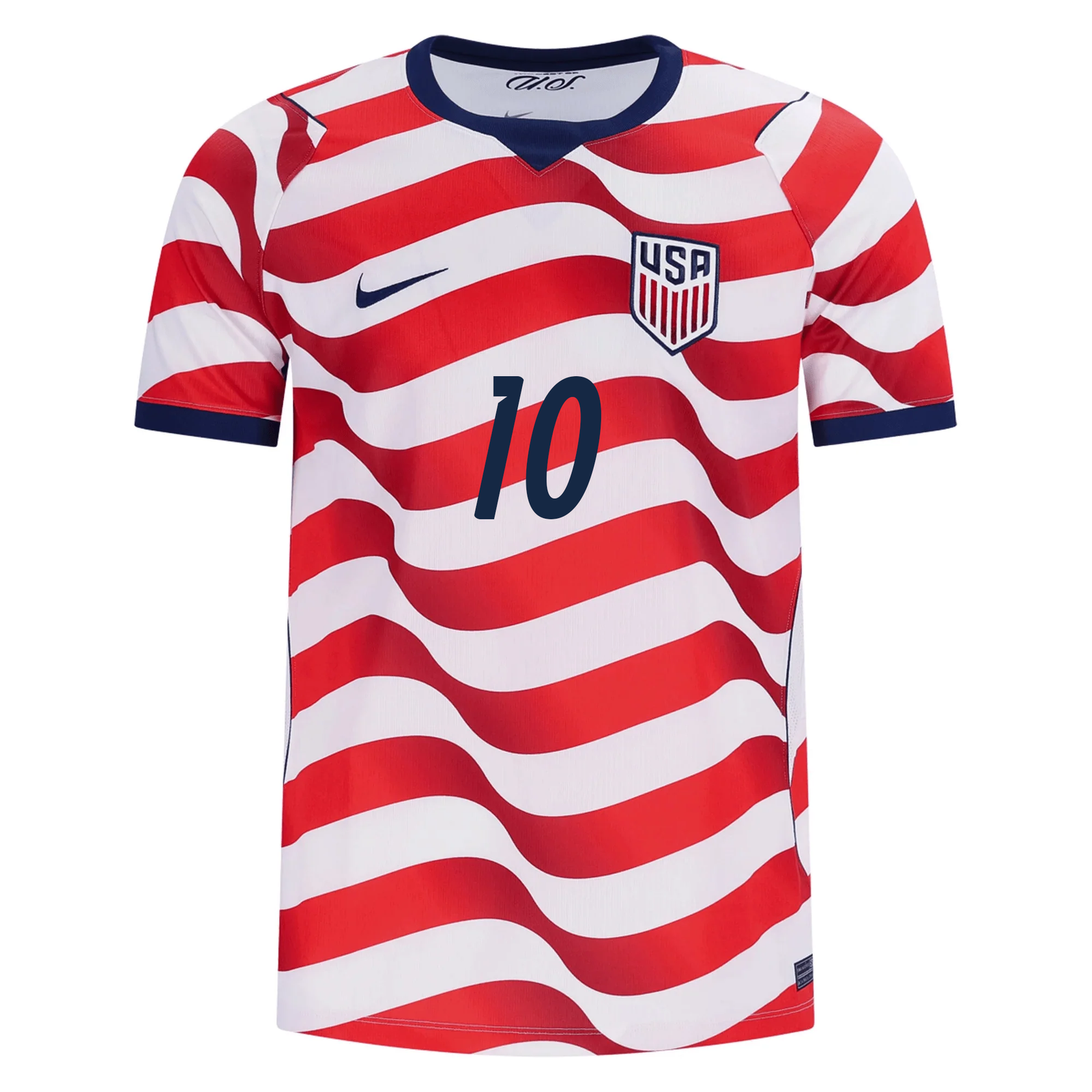 Nike Mens United States Christian Pulisic Stadium Home Jersey 2026 (Sail/Midnight Navy)