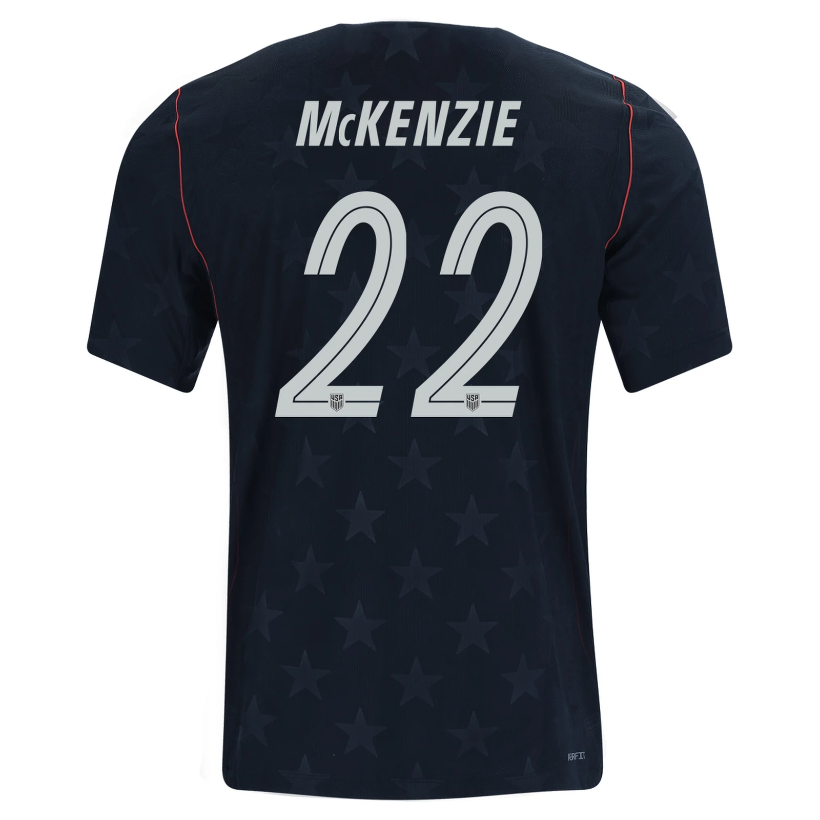 Nike Mens United States Mark McKenzie Away Stadium Jersey 2026 (Dark Obsidian/Pure Platinum)