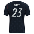 Nike Mens United States Joe Scally Away Stadium Jersey 2026 (Dark Obsidian/Pure Platinum)
