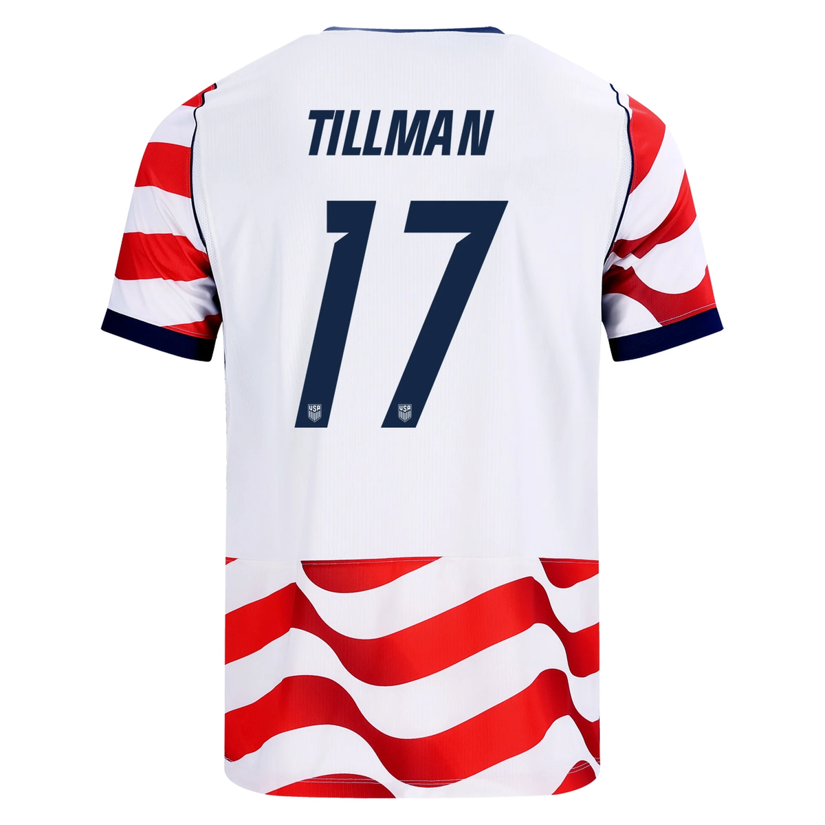 Nike Mens United States Malik Tilman Stadium Home Jersey 2026 (Sail/Midnight Navy)