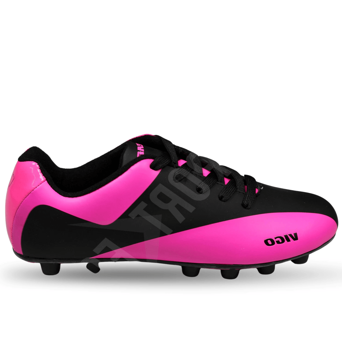 Vizari Jr. Vigo Cleats (Pink/Black) | SoccerWearhouse