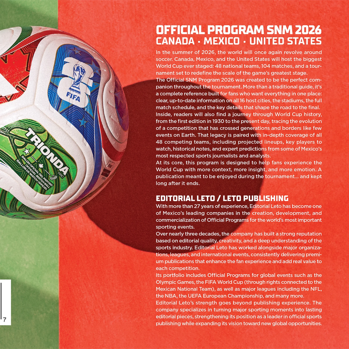 FIFA World Cup 2026 Program (English)