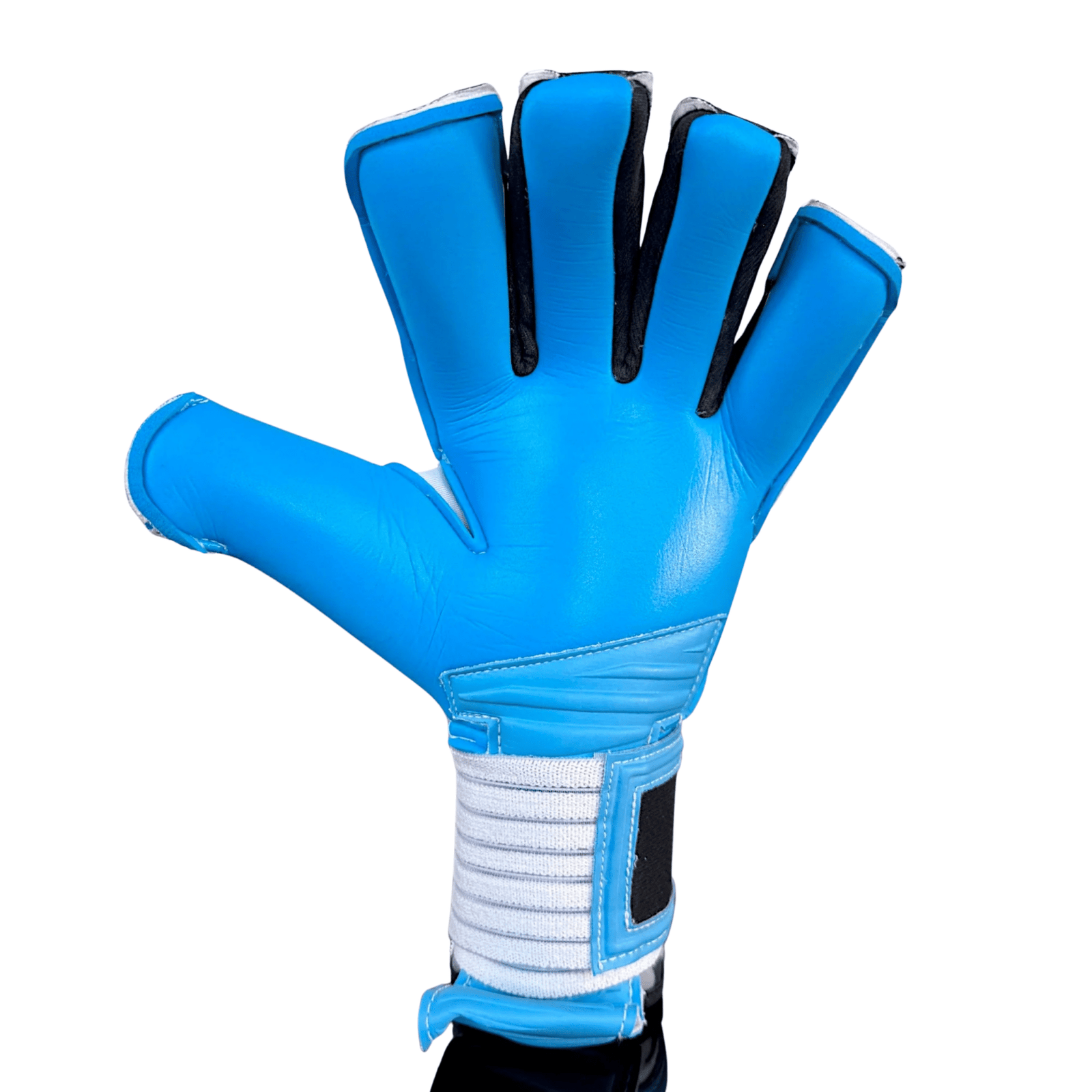 West Coast Phantom Cascade Goalkeeper Gloves (Black/Blue/White) | SoccerWearhouse
