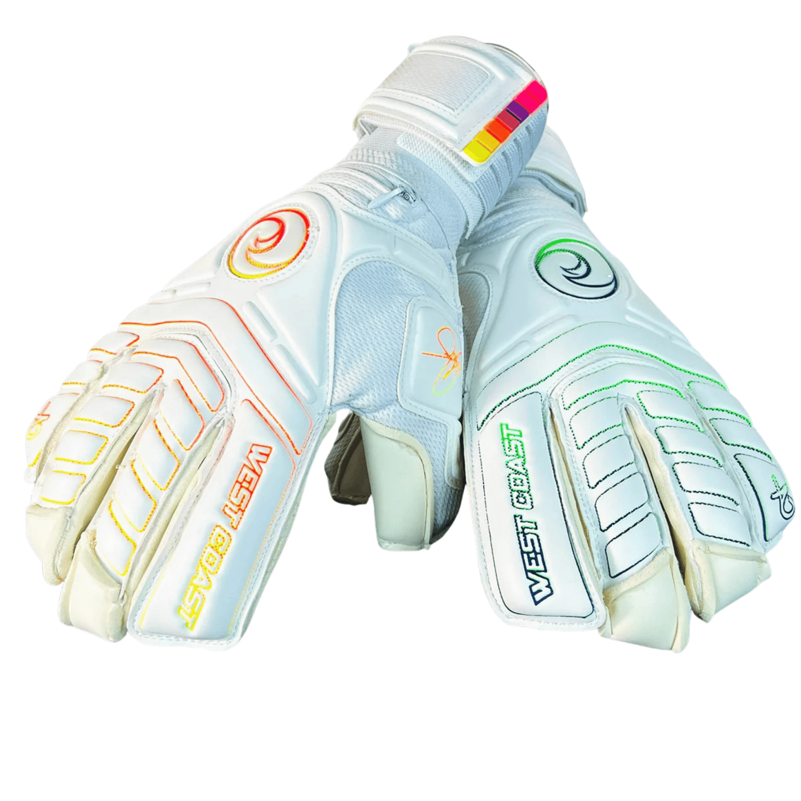 West Coast Spyder Holy Twins Goalkeeper Gloves (White) | SoccerWearhouse