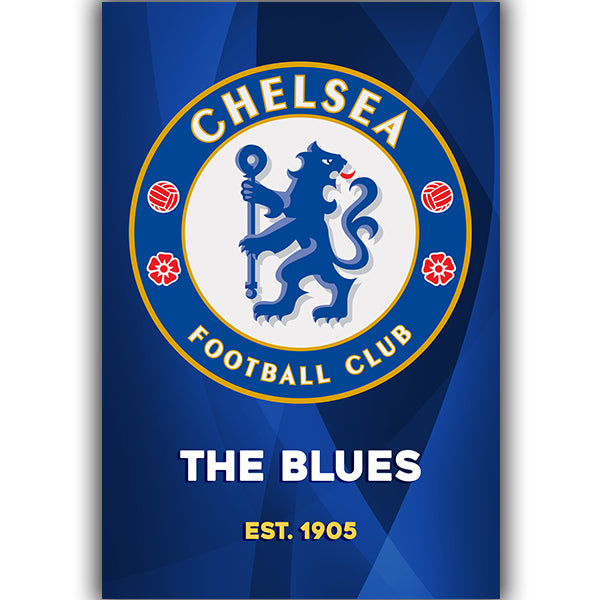 Chelsea FC Crest Poster | Soccer Wearhouse