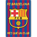 FC Barcelona Crest "Mes Que Un Club" Poster