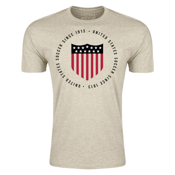 Football Machine United States Centennial T-Shirt (Heather Oatmeal)