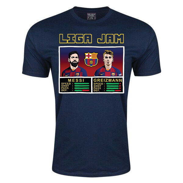 LIGA Jam Messi &amp; Greizmann T-Shirt | Soccer Wearhouse