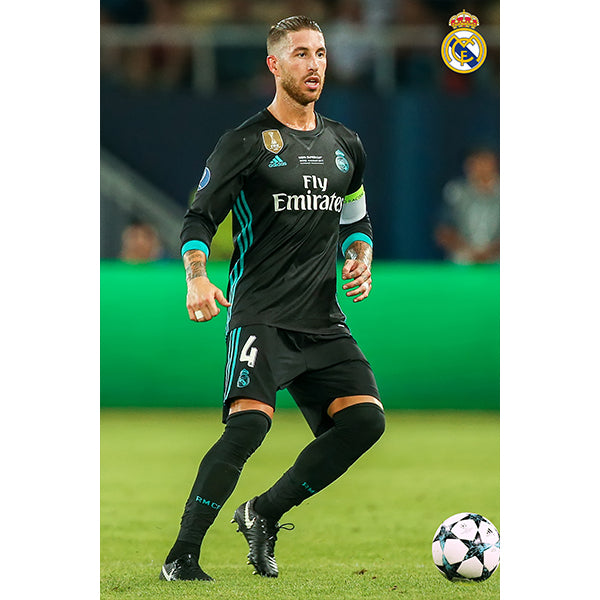 Real Madrid Sergio Ramos Poster | Soccer Wearhouse