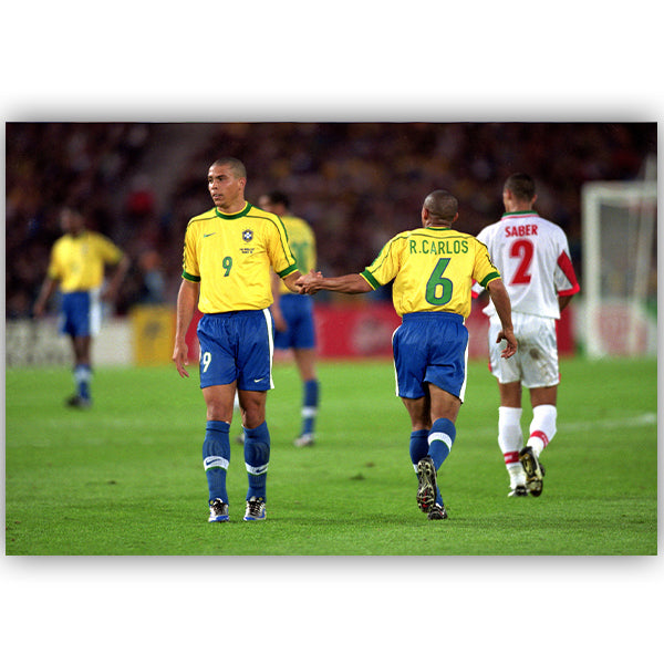 Brazil - Ronaldo and Roberto Carlos Poster | Soccer Wearhouse