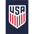 US Soccer Crest Poster (Navy)