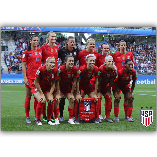 United States Women's 2019 World Cup Squad Poster | Soccer Wearhouse