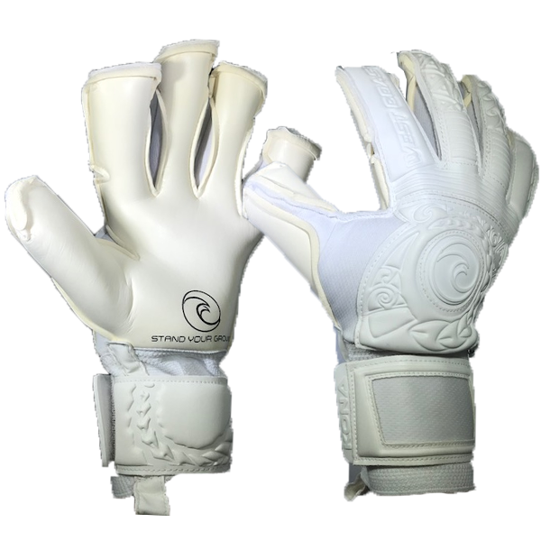 West Coast Kona Pure Fingersave Goalkeeper Gloves (White) | Soccer Wearhouse