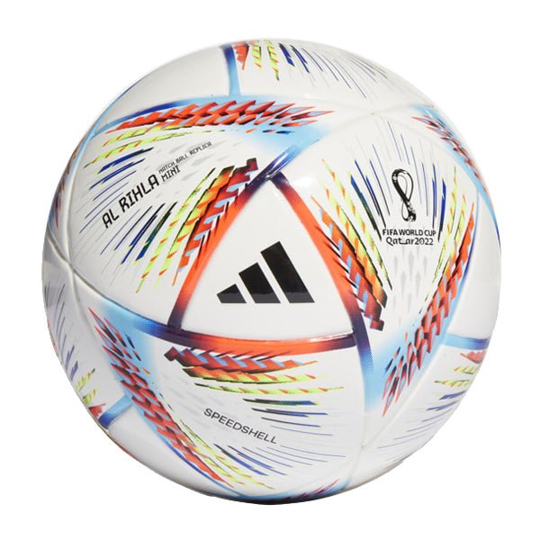 adidas Al Rihla Mini Soccer Ball (White/Pantone) | SoccerWearhouse