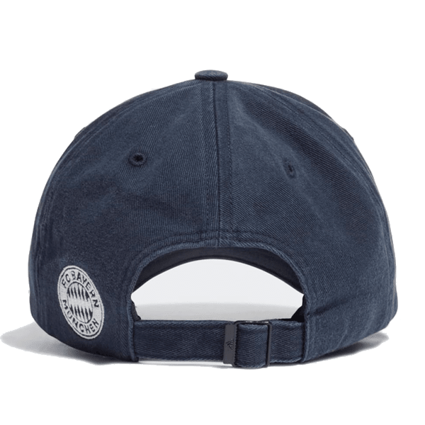 adidas Bayern Munich Dad Hat (Night Navy/White) | SoccerWearhouse