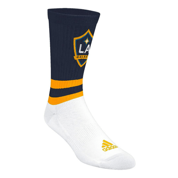 adidas LA Galaxy Crew Socks (Navy/White) | SoccerWearhouse