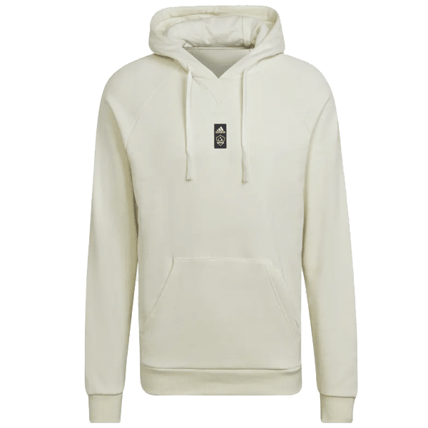 adidas LA Galaxy Travel Hoodie (Beige) | SoccerWearhouse